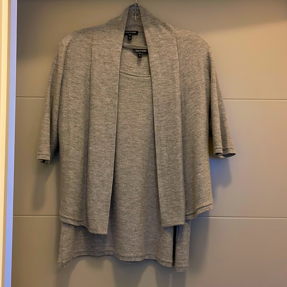 Eileen Fisher Cashmere Sweater Set, Size XS